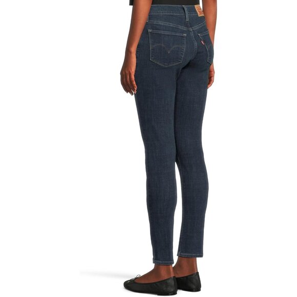 Women's 311 Shaping Skinny Jeans Plus Size Dark Indigo Slim Fit Tummy-Control - Picture 3 of 6